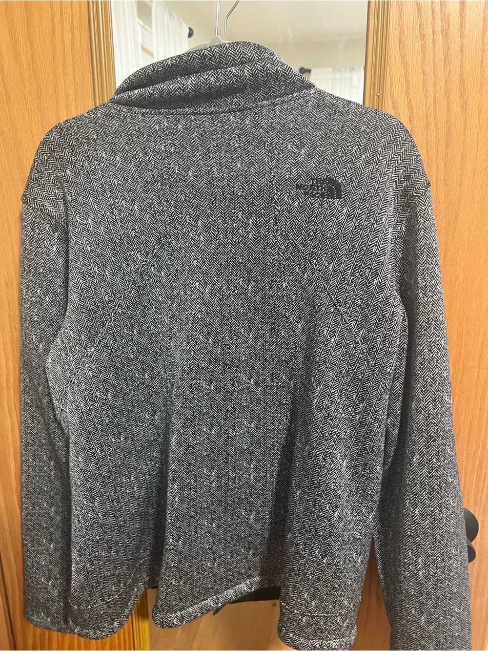 The North Face Women's Gray Herringbone Full-Zip Jacket - Picture 2 of 4